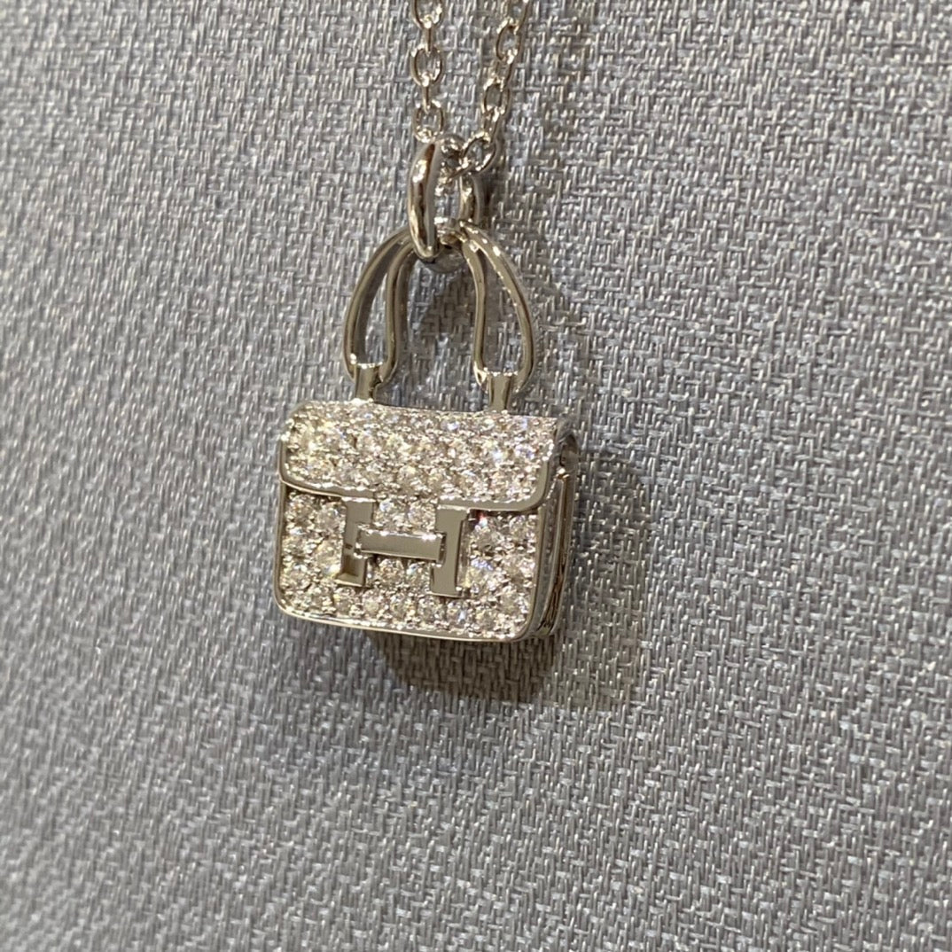 [⭐JeweliWhal]COLLIER CONSTANCE PENDENTIF DIAMANT