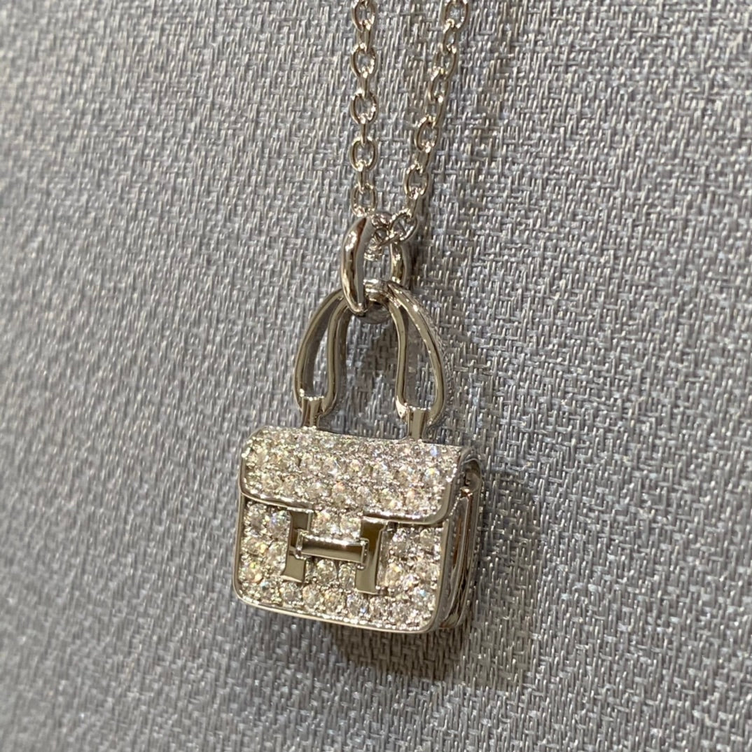 [⭐JeweliWhal]COLLIER CONSTANCE PENDENTIF DIAMANT