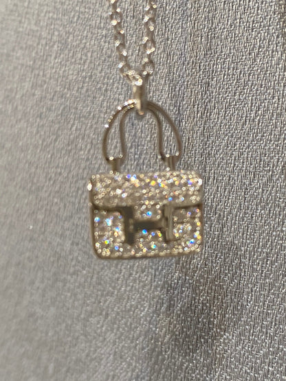 [⭐JeweliWhal]COLLIER CONSTANCE PENDENTIF DIAMANT