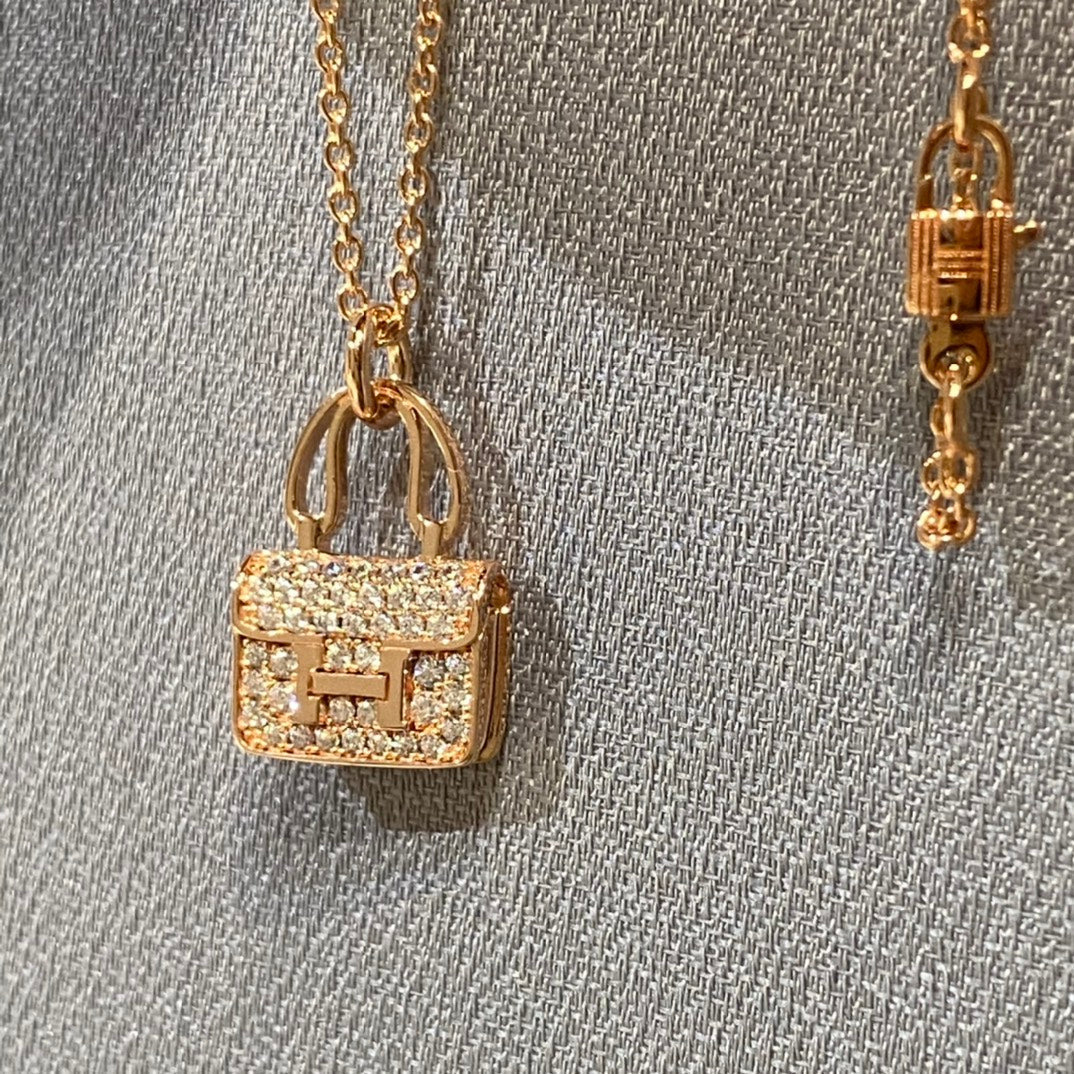 [⭐JeweliWhal]COLLIER CONSTANCE PENDENTIF DIAMANT
