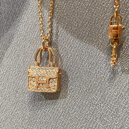 [⭐JeweliWhal]COLLIER CONSTANCE PENDENTIF DIAMANT