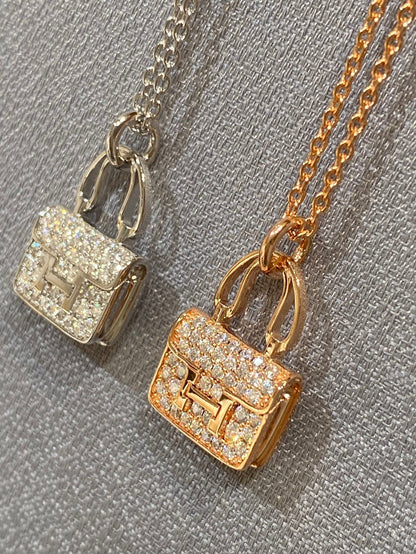 [⭐JeweliWhal]COLLIER CONSTANCE PENDENTIF DIAMANT
