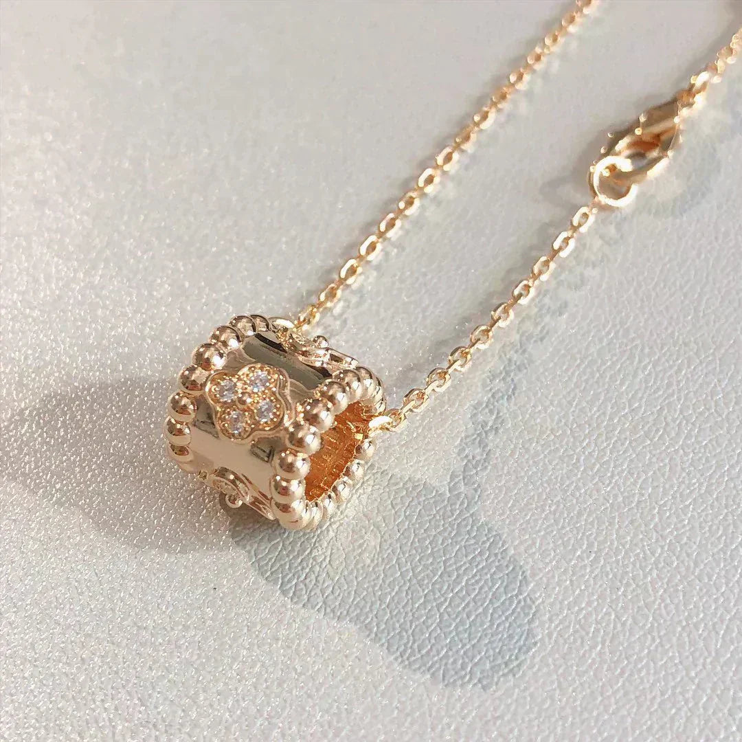 [⭐JeweliWhal]COLLIER PENDENTIF PERLEE OR / OR ROSE
