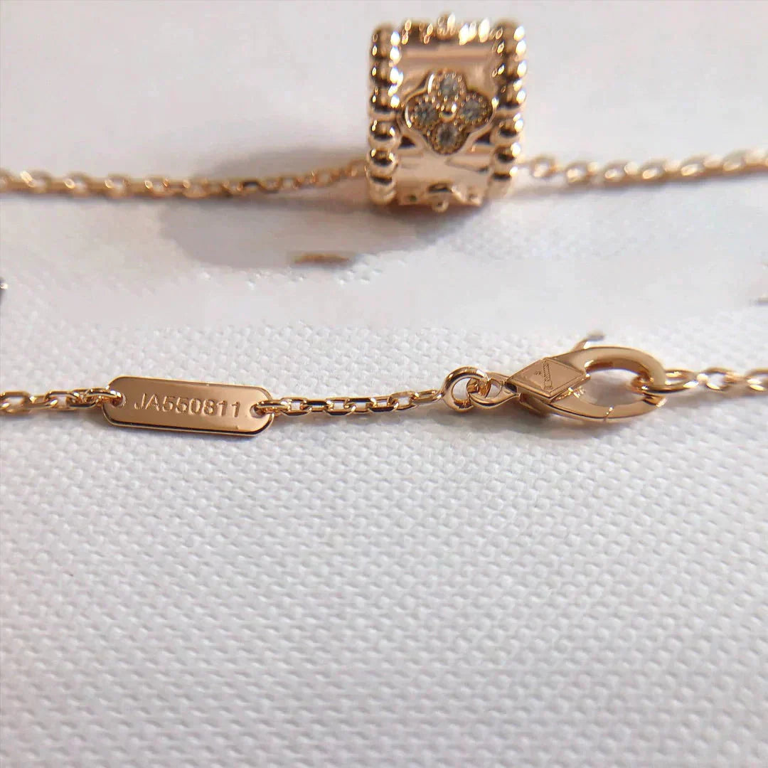 [⭐JeweliWhal]COLLIER PENDENTIF PERLEE OR / OR ROSE
