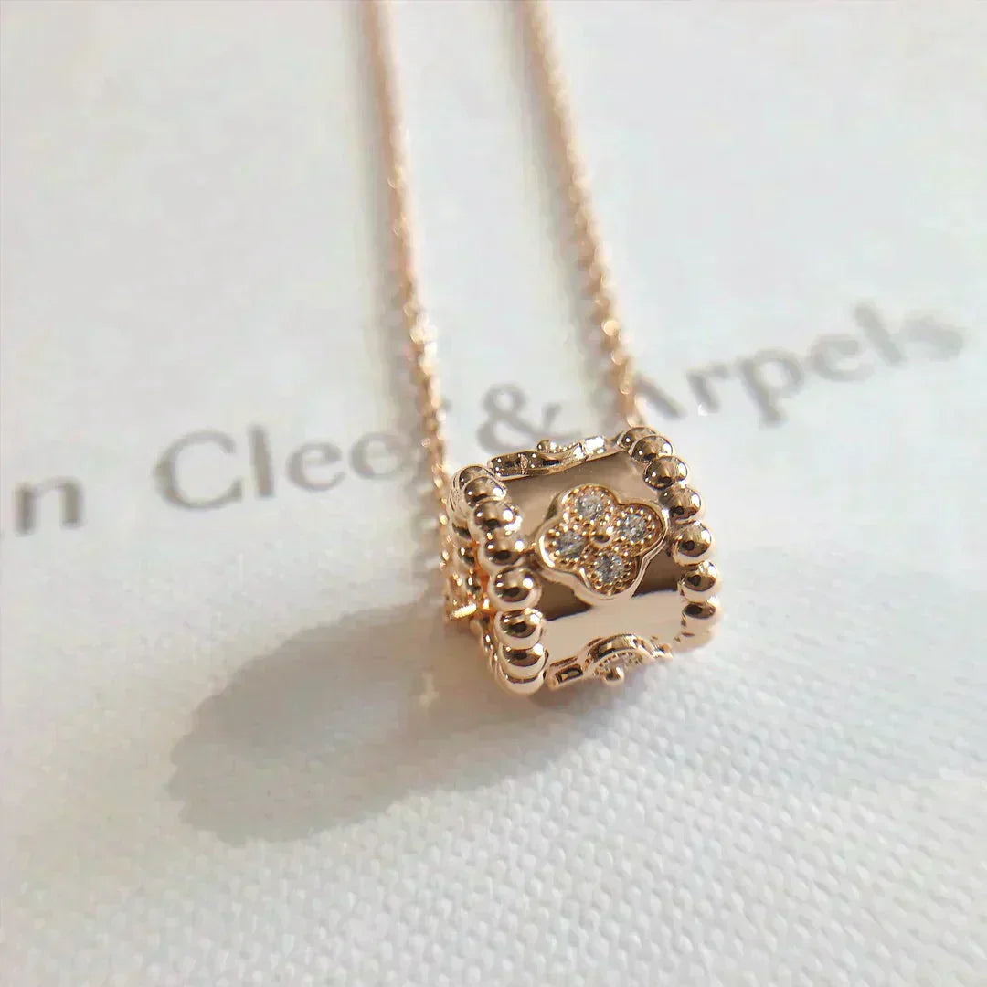 [⭐JeweliWhal]COLLIER PENDENTIF PERLEE OR / OR ROSE