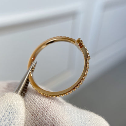 [JeweliWhal]T RING DIAMOND PINK GOLD