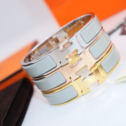 [⭐JeweliWhal]H BRACELET BLEU CLAIR