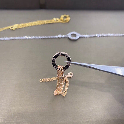 [⭐JeweliWhal]BRACELET LOVE 2 DIAMANTS