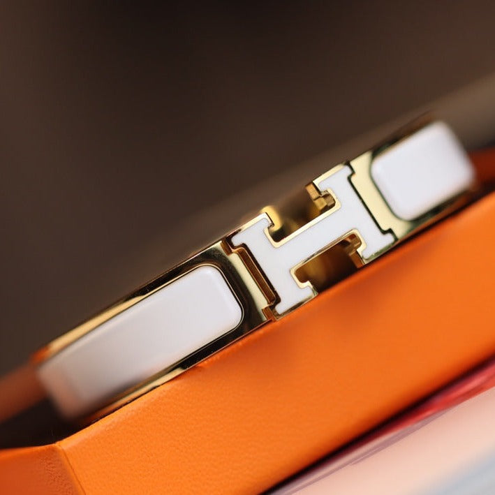 [⭐JeweliWhal]BRACELET H 12MM OR