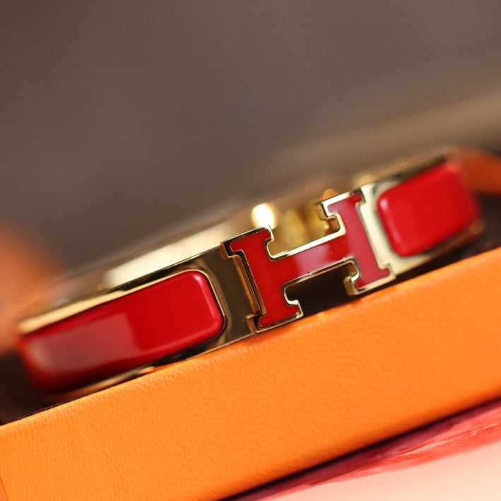 [⭐JeweliWhal]BRACELET H 12MM OR