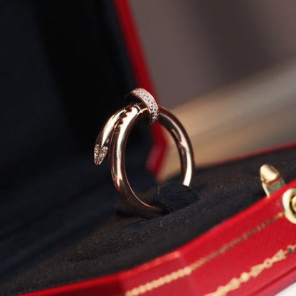 [⭐JeweliWhal]ANNEAU FIN 2,65 MM OR ROSE DIAMANT