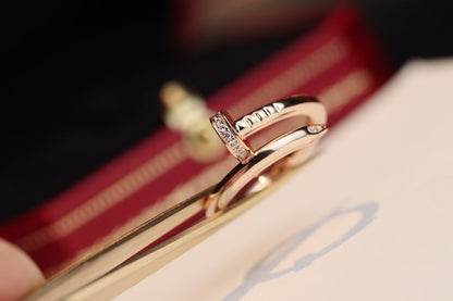 [⭐JeweliWhal]ANNEAU FIN 2,65 MM OR ROSE DIAMANT