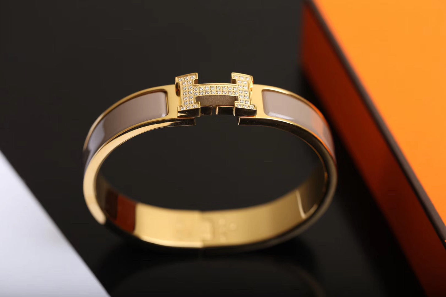 [⭐JeweliWhal]BRACELET H OR DIAMANT