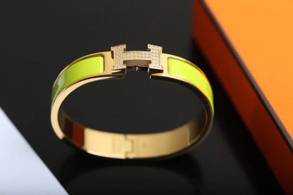 [⭐JeweliWhal]BRACELET H OR DIAMANT