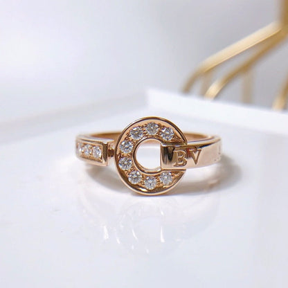 [⭐JeweliWhal]BAGUE DE RÊVE DIAMANT OR ROSE