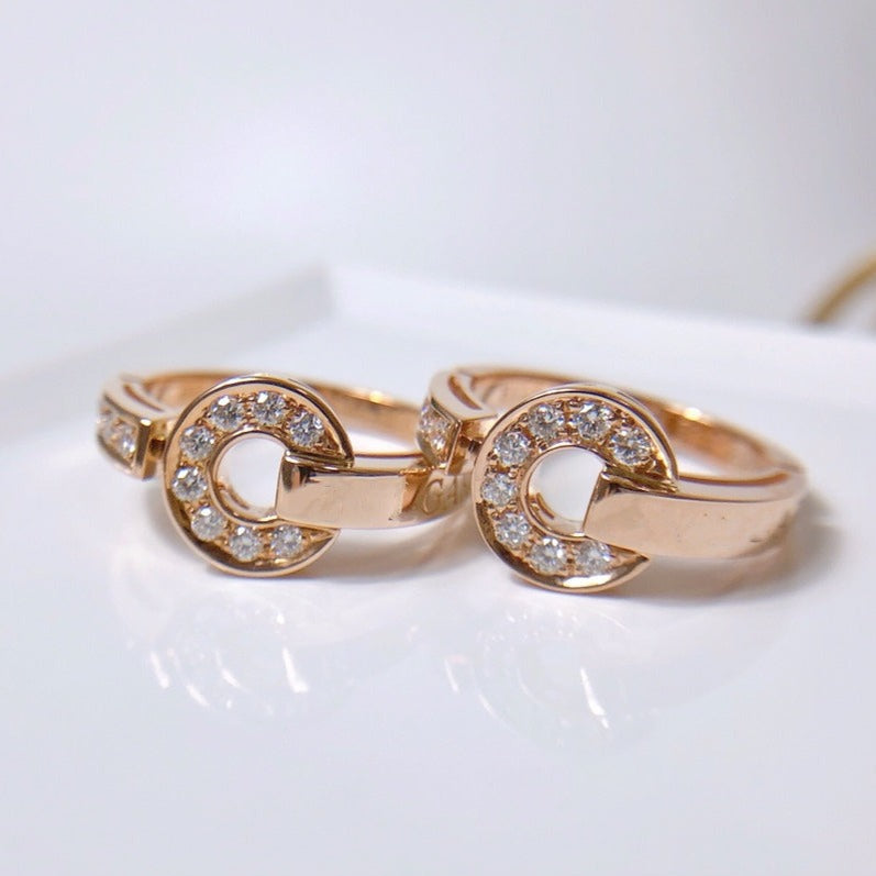 [⭐JeweliWhal]BAGUE DE RÊVE DIAMANT OR ROSE