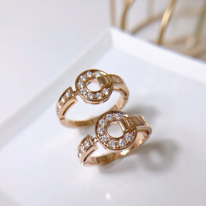 [⭐JeweliWhal]BAGUE DE RÊVE DIAMANT OR ROSE