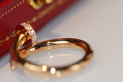 [⭐JeweliWhal]JUSTE BAGUE 2.65MM OR DIAMANT