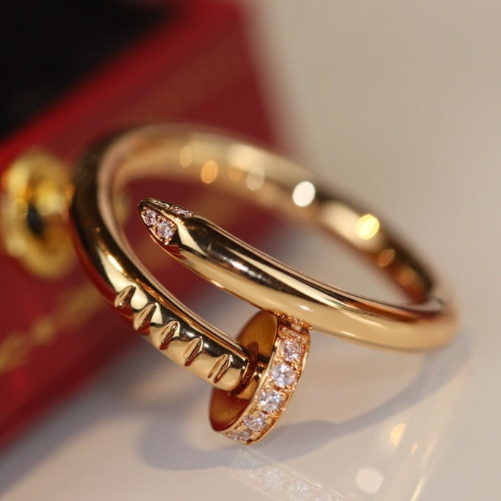 [⭐JeweliWhal]JUSTE BAGUE 2.65MM OR DIAMANT