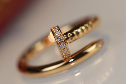 [⭐JeweliWhal]JUSTE BAGUE 2.65MM OR DIAMANT