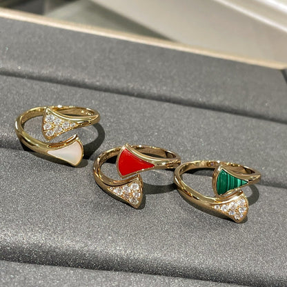 [⭐JeweliWhal]BAGUE DE RÊVE DIAMANT OR ROSE