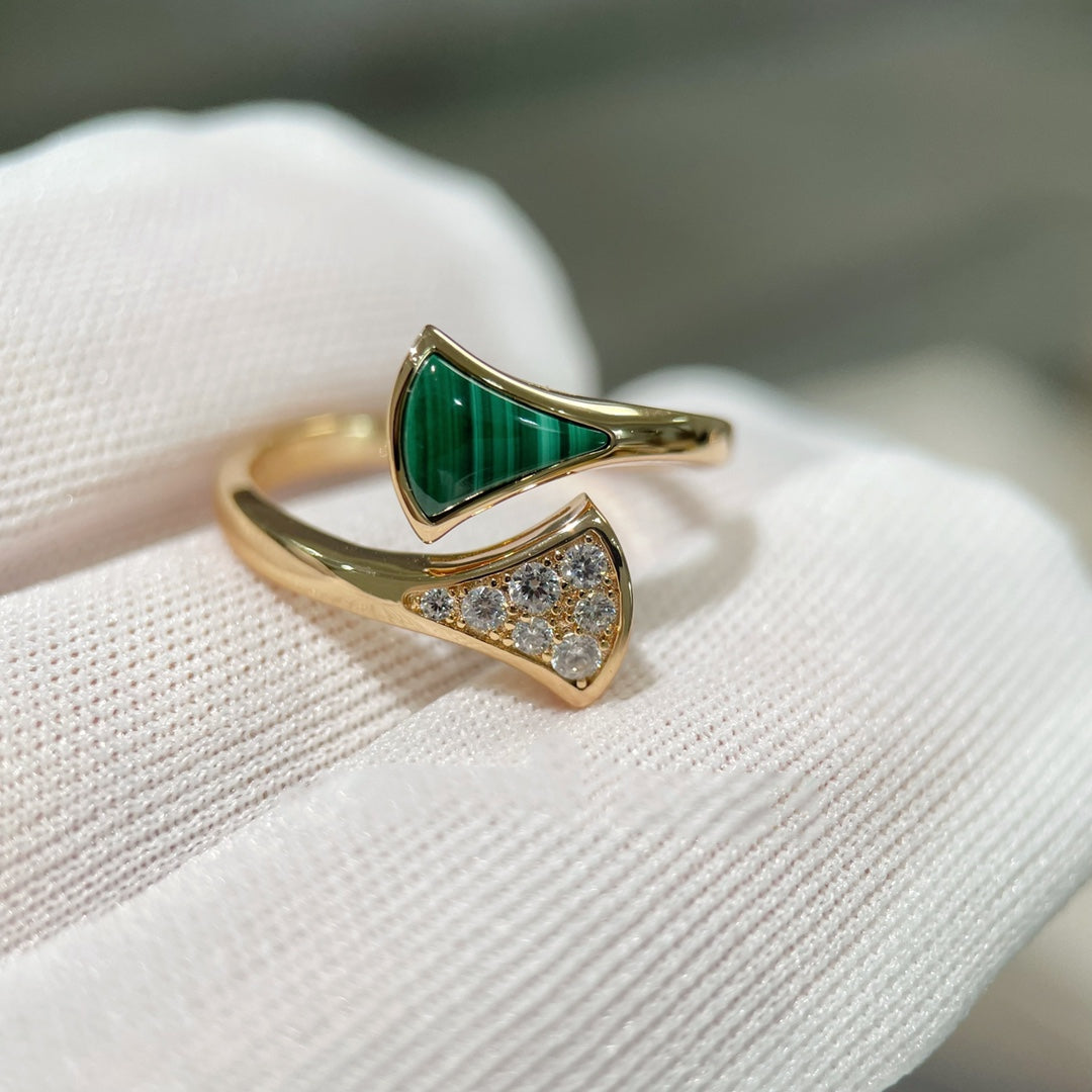 [⭐JeweliWhal]BAGUE DE RÊVE DIAMANT OR ROSE