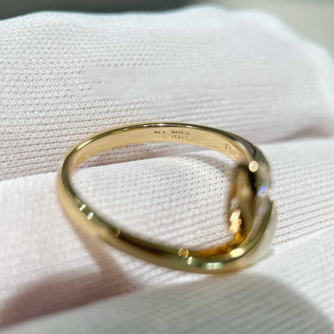 [⭐JeweliWhal]BAGUE DE RÊVE DIAMANT OR ROSE