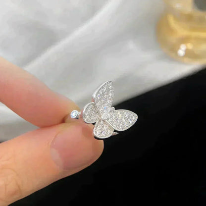[⭐JeweliWhal]BAGUE PAPILLON EN DIAMANTS