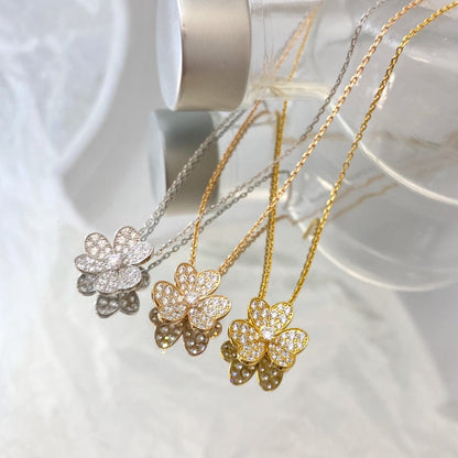 [⭐JeweliWhal]COLLIER FLEUR DIAMANT
