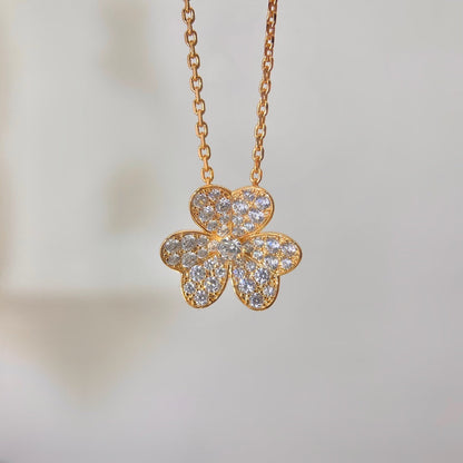 [⭐JeweliWhal]COLLIER FLEUR DIAMANT