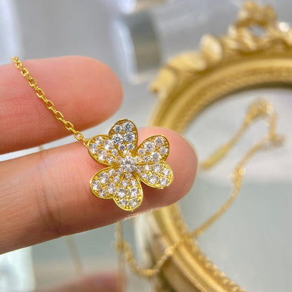 [⭐JeweliWhal]COLLIER FLEUR DIAMANT