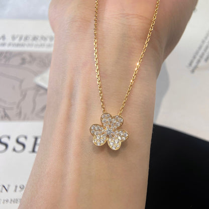 [⭐JeweliWhal]COLLIER FLEUR DIAMANT