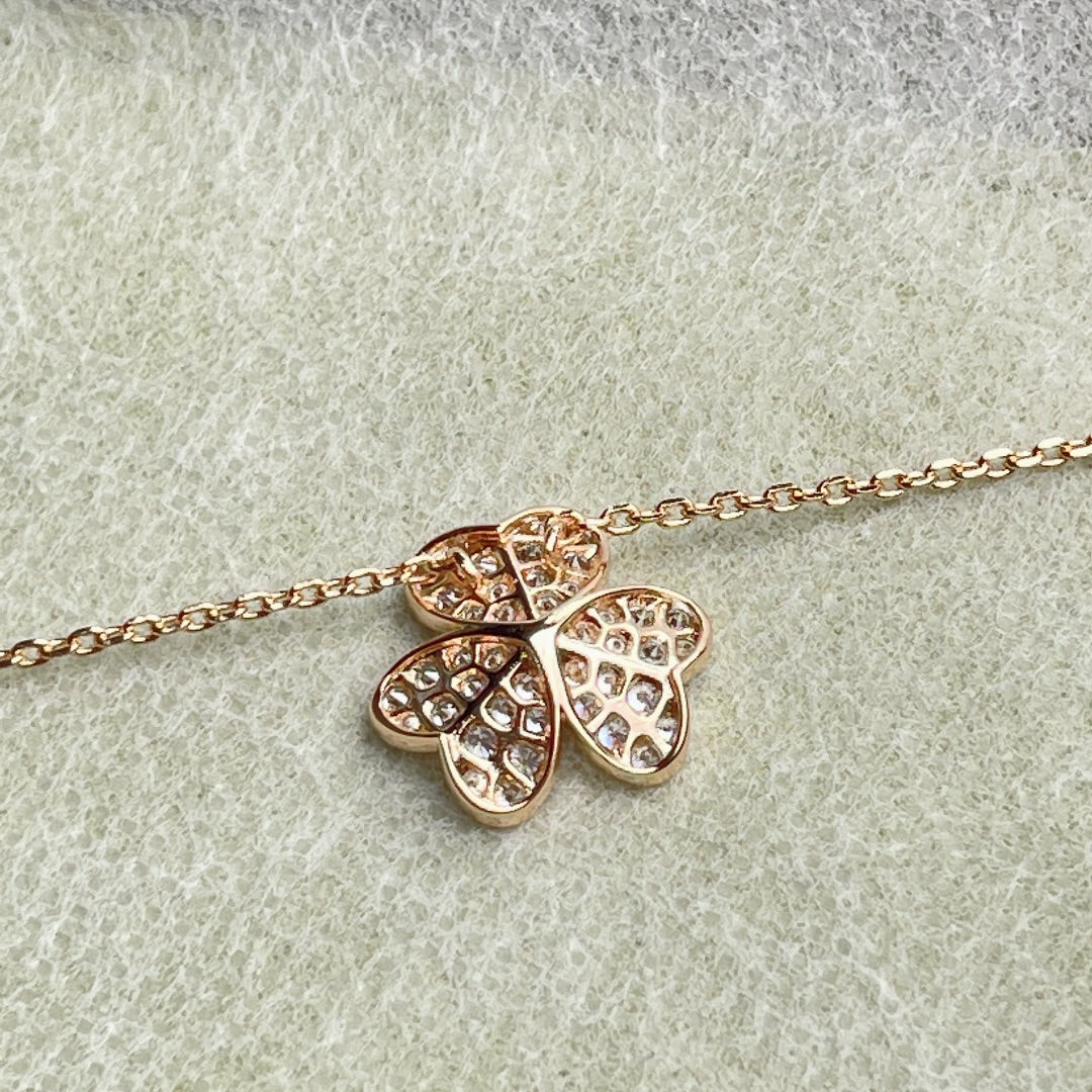 [⭐JeweliWhal]COLLIER FLEUR DIAMANT