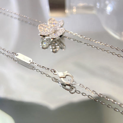 [⭐JeweliWhal]COLLIER FLEUR DIAMANT