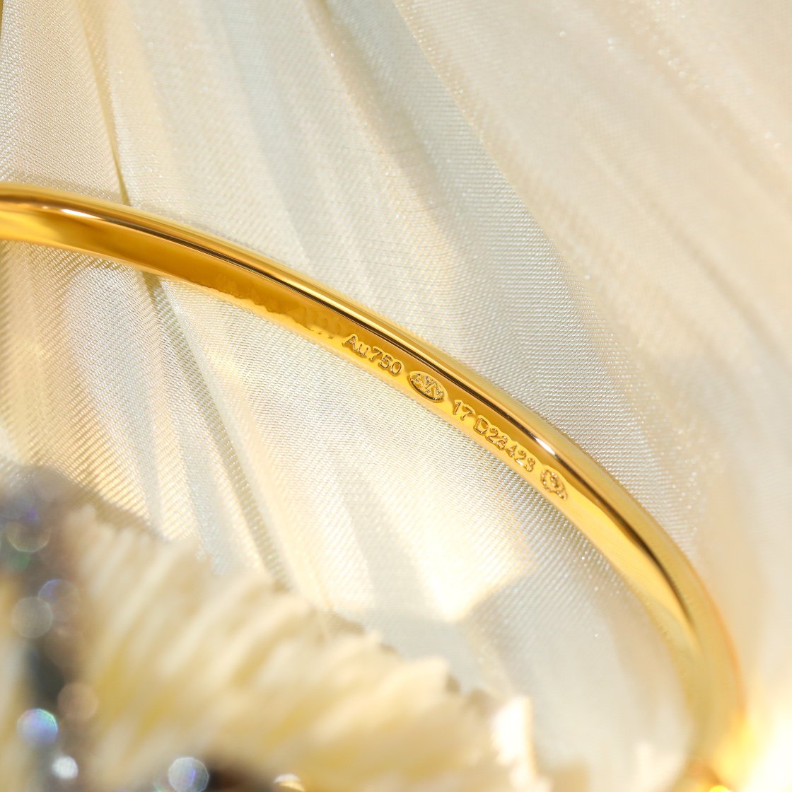 [⭐JeweliWhal]VOLTE UPSITE DOWN GOLD DIAMOND BRACELET