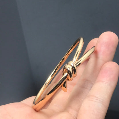 [JeweliWhal]KNOT DOUBLE ROWS BRACELET