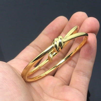 [JeweliWhal]KNOT DOUBLE ROWS BRACELET