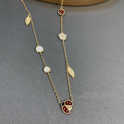 [⭐JeweliWhal]COLLIER EN OR LUCKY SPRING 15 MOTIFS