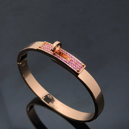 [⭐JeweliWhal]BRACELET KELLY DIAMANT ROSE