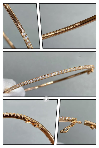 [⭐جويل وال]سوار تنس ألماس صغير