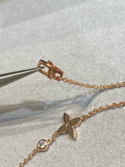 [⭐JeweliWhal]BRACELET ÉTOILE DIAMANT OR ROSE