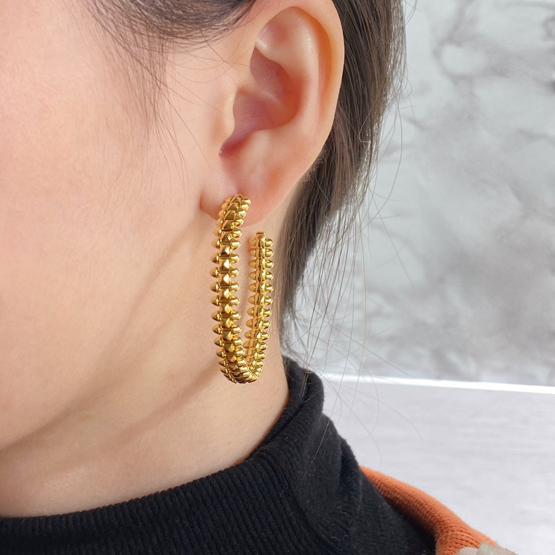 [⭐JeweliWhal]BOUCLES D'OREILLES CRÉOLES CLASH