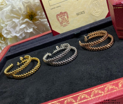 [⭐JeweliWhal]BOUCLES D'OREILLES CRÉOLES CLASH GRANDES