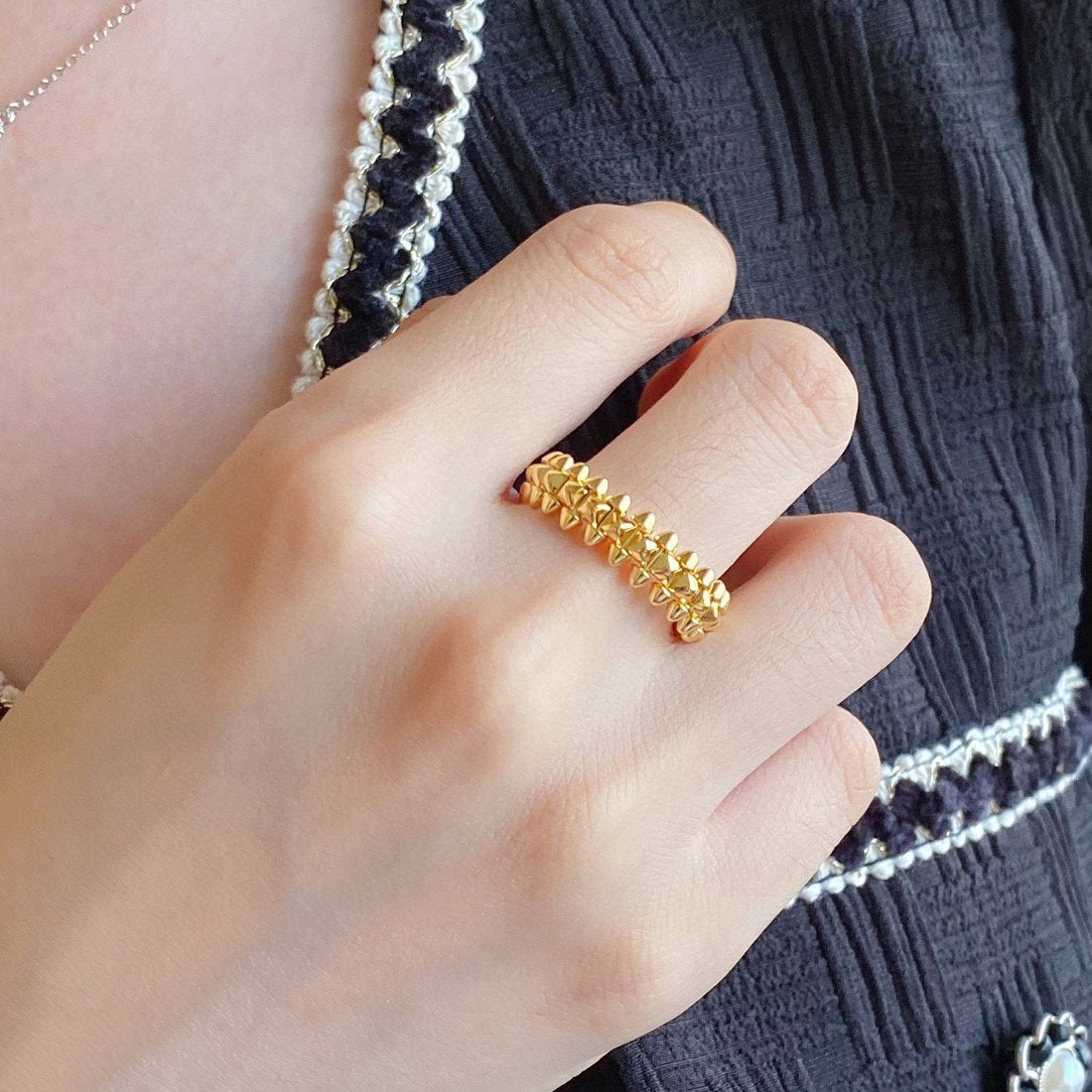 [⭐JeweliWhal]BAGUE CLASH 5,5MM