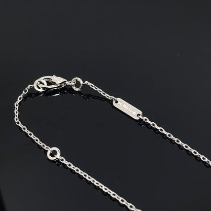 [⭐JeweliWhal]COLLIER LONG EN ARGENT PIETERSITE TRÈFLE