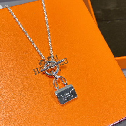 [⭐JeweliWhal]COLLIER EN ARGENT AVEC PENDENTIF CONSTANCE