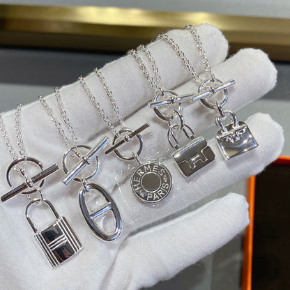 [⭐JeweliWhal]COLLIER EN ARGENT AVEC PENDENTIF CONSTANCE