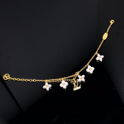 [⭐JeweliWhal]LOGO 6 MOTIFS ÉTOILE ET SOLEIL BRACELET DORÉ
