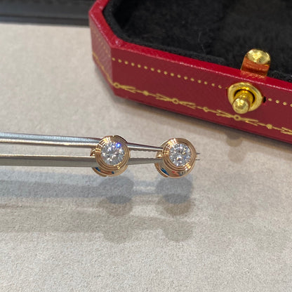 [⭐JeweliWhal]BOUCLES D'OREILLES DIAMANT DAMOUR