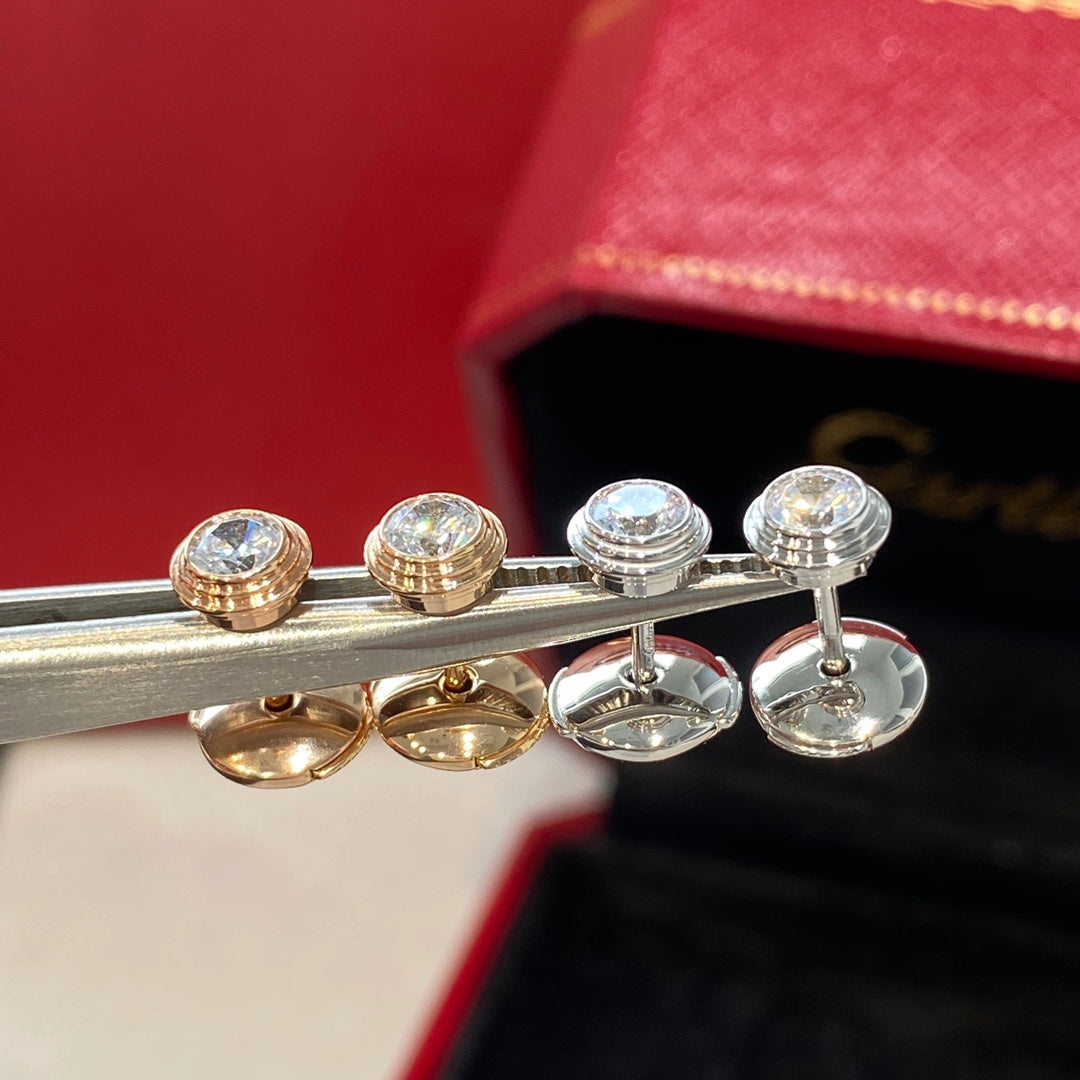 [⭐JeweliWhal]BOUCLES D'OREILLES DIAMANT DAMOUR